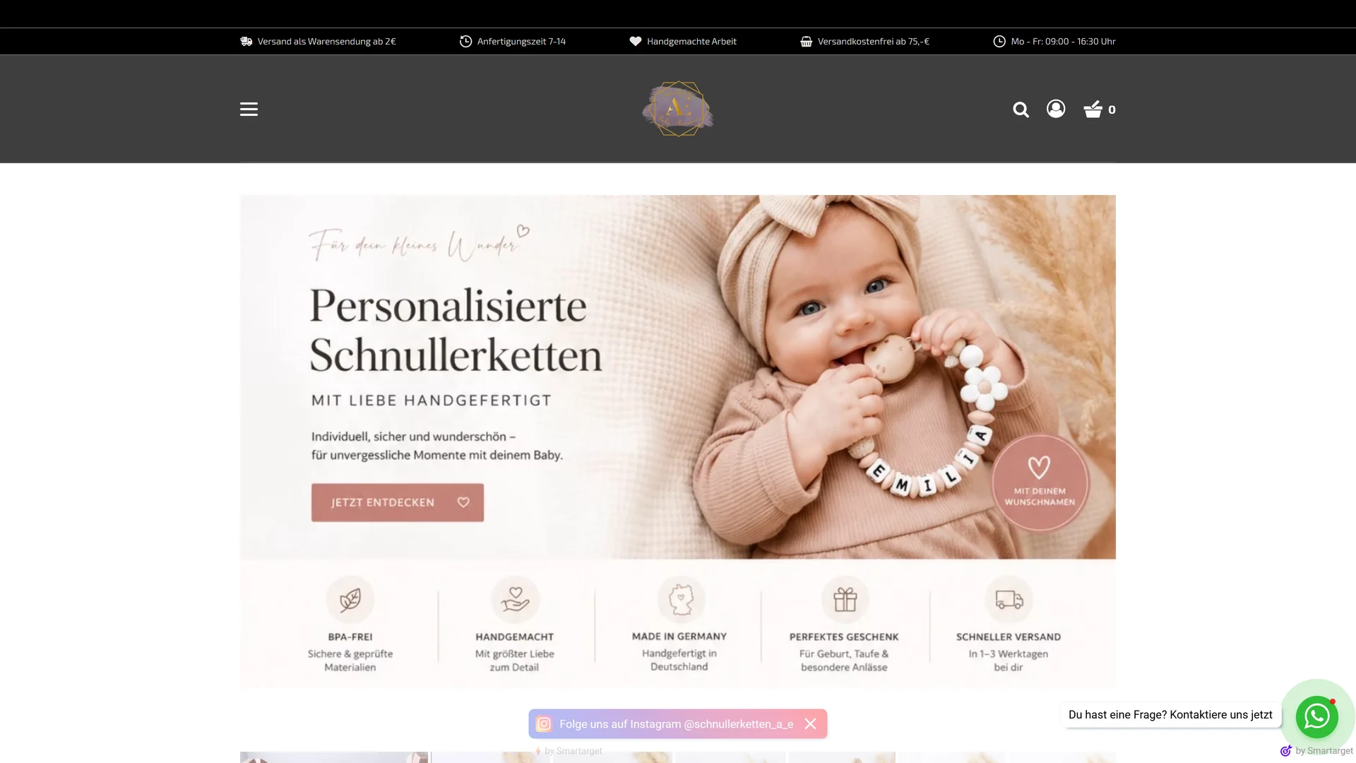 Schnullerketten A&E